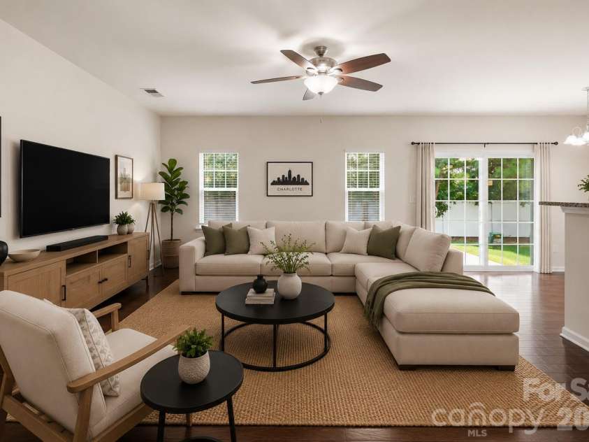 7323 Jane Parks Way, Charlotte, NC 28217.  MLS# CAR4402584, YatesRealty ID 37952. Virtual Staging