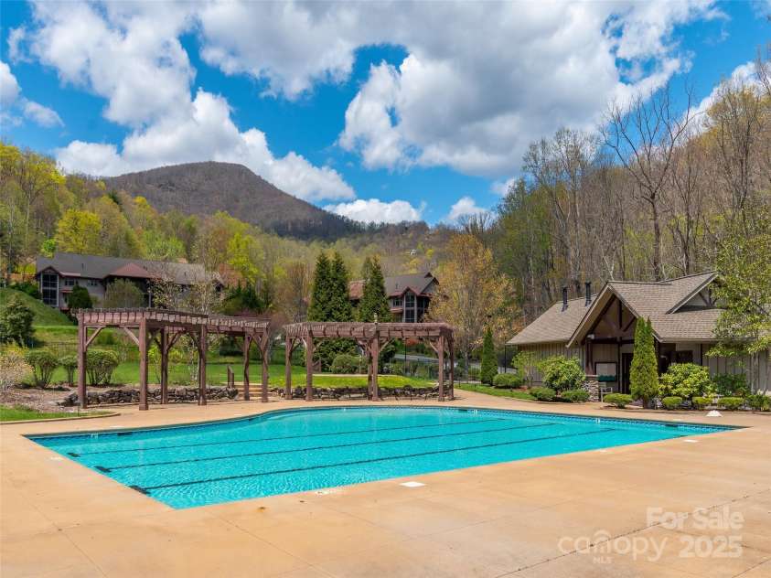 174 Pleasant Ridge Drive, Maggie Valley, NC 28751.  MLS# CAR4213944, YatesRealty ID 3796. Outdoor pool/hotub