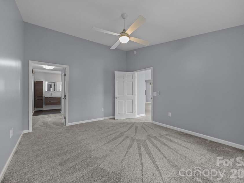 41 Beekeeper Trail, Swannanoa, NC 28778.  MLS# CAR4402946, YatesRealty ID 37962. Primary bedroom, main level