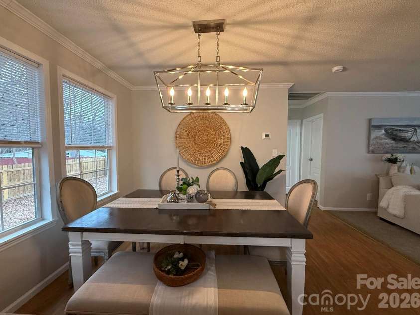5739 Pug Lane, Iron Station, NC 28080.  MLS# CAR4327014, YatesRealty ID 3797. Dining Area