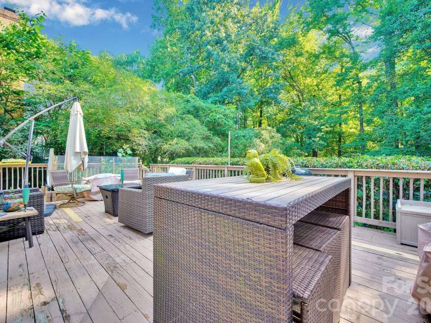 3616 Linden Berry Lane, Charlotte, NC 28269.  MLS# CAR4398496, YatesRealty ID 37983. Deck