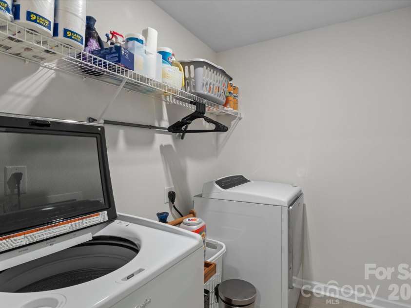 174 Cherry Birch Street, Mooresville, NC 28117.  MLS# CAR4398817, YatesRealty ID 37984. Laundry Room up