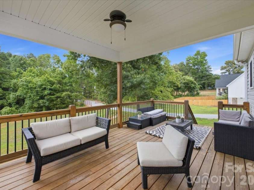 2360 Beth Haven Church Road, Denver, NC 28037.  MLS# CAR4402958, YatesRealty ID 37995. Large Covered Deck