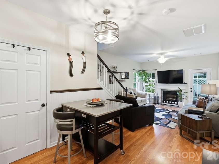 203 Tail Race Lane, Fort Mill, SC 29715.  MLS# CAR4402289, YatesRealty ID 38003. Dining Area with optional laundry closet
