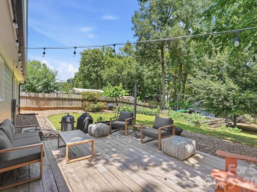 7112 Walterboro Road, Charlotte, NC 28227.  MLS# CAR4403762, YatesRealty ID 38005. Backyard Deck with Stunning Views