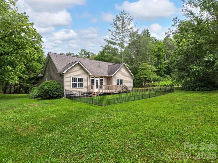 509 Shamrock Drive, Asheville, NC 28803.  MLS# CAR4402725, YatesRealty ID 38014. Looking back at home