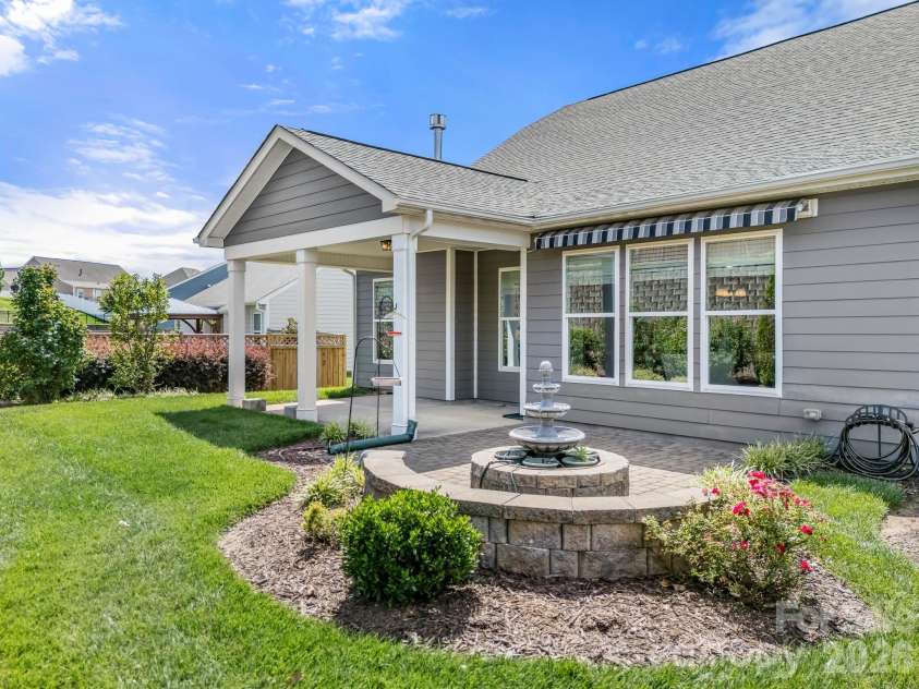 115 Morden Loop, Mooresville, NC 28115.  MLS# CAR4395597, YatesRealty ID 38025. Backyard