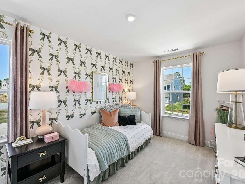 7567 Ethora Way, Charlotte, NC 28216.  MLS# CAR4392026, YatesRealty ID 38028. Model Home - Bedroom 3.