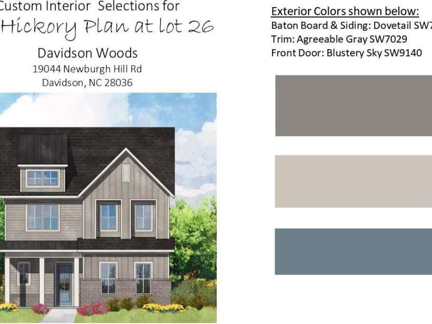 19044 Newburg Hill Road, Davidson, NC 28036.  MLS# CAR4248042, YatesRealty ID 38029. 