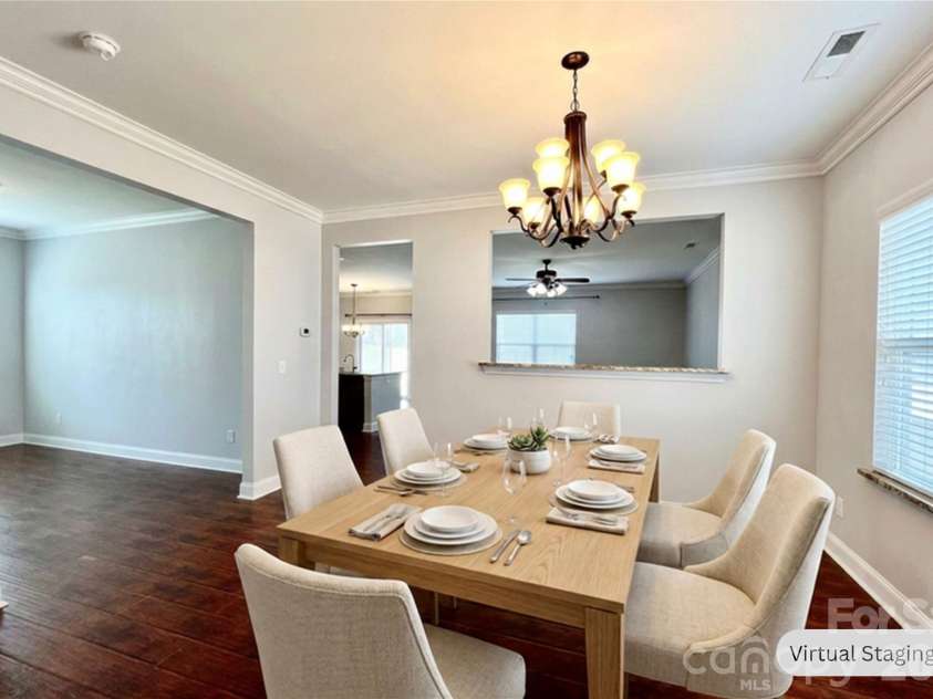 2021 Blue Stream Lane, Indian Trail, NC 28079.  MLS# CAR4379925, YatesRealty ID 38034. It's time for Entertaining or Everyday dining!