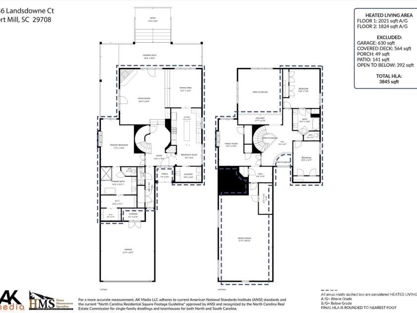 636 Landsdowne Court, Fort Mill, SC 29708.  MLS# CAR4397187, YatesRealty ID 38037. 