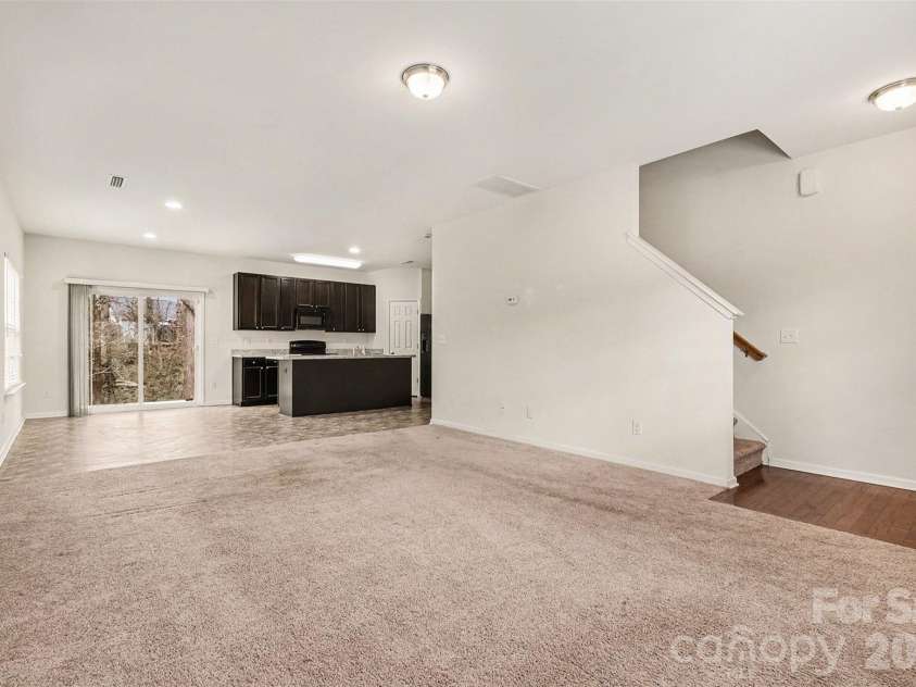 1526 Glenbar Court, Clover, SC 29710.  MLS# CAR4337838, YatesRealty ID 3804. Living Room into dining & kitchen