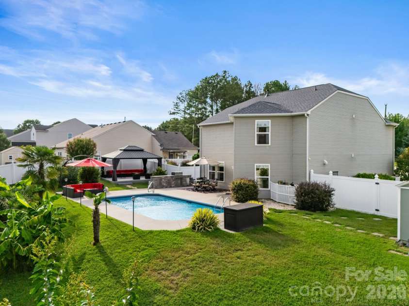 191 Old Carriage Road, Clover, SC 29710.  MLS# CAR4402254, YatesRealty ID 38051. Entertainers Back Yard