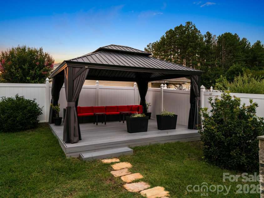 191 Old Carriage Road, Clover, SC 29710.  MLS# CAR4402254, YatesRealty ID 38051. Gazebo