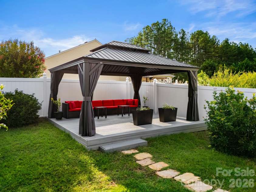 191 Old Carriage Road, Clover, SC 29710.  MLS# CAR4402254, YatesRealty ID 38051. Gazebo
