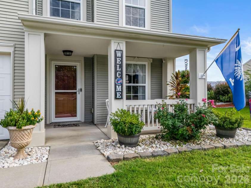 191 Old Carriage Road, Clover, SC 29710.  MLS# CAR4402254, YatesRealty ID 38051. Nice Front porch