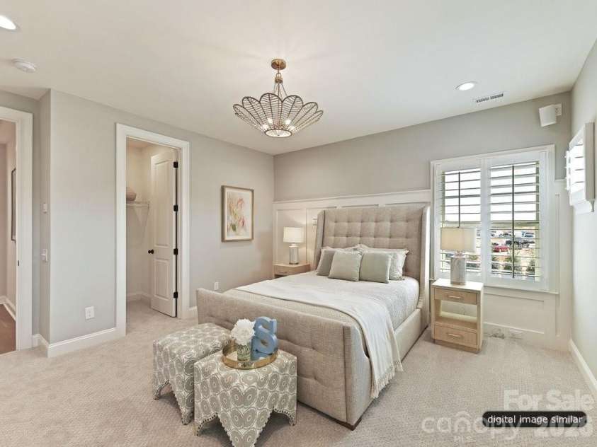 6535 Cashion Road, Huntersville, NC 28036.  MLS# CAR4405241, YatesRealty ID 38071. Upstairs Bedroom Example