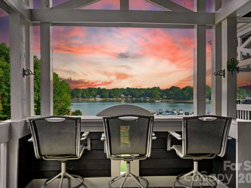 2135 Regatta Lane, Denver, NC 28037.  MLS# CAR4401238, YatesRealty ID 3812. Great views from 3rd Floor Virtual Sunset