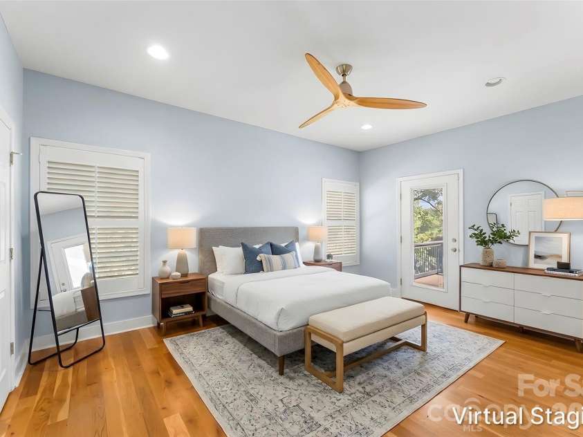 94 Fairway Drive, Nebo, NC 28761.  MLS# CAR4404522, YatesRealty ID 38125. Primary bedroom-virtually staged