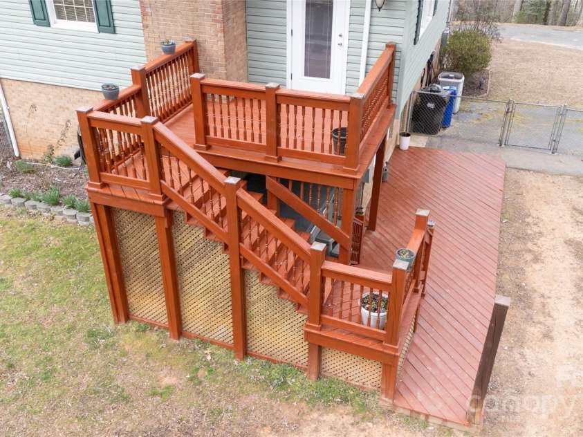 3154 Frank Whisnant Road, Morganton, NC 28655.  MLS# CAR4227309, YatesRealty ID 3813. Coffee Deck and Wine & Cheese Patio