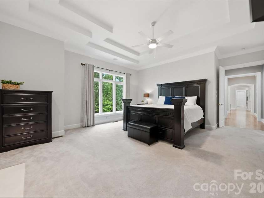 3745 Pinecrest Drive, Hickory, NC 28601.  MLS# CAR4403164, YatesRealty ID 38139. Master bedroom on main level