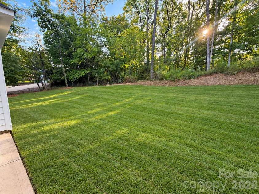 548 Carolyn Lane, Charlotte, NC 28213.  MLS# CAR4405325, YatesRealty ID 38148. Spacious Yard