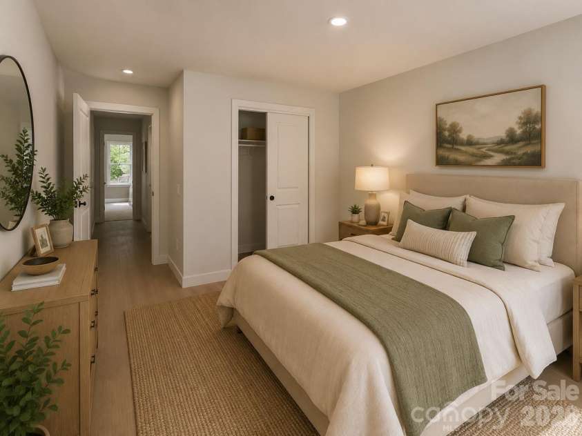 548 Carolyn Lane, Charlotte, NC 28213.  MLS# CAR4405325, YatesRealty ID 38148. Virtually Staged Bedroom 2