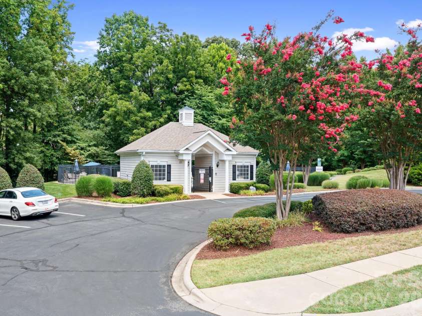 157 Eclipse Way, Mooresville, NC 28117.  MLS# CAR4405597, YatesRealty ID 38166. Pool cabana with bathrooms and gated access.