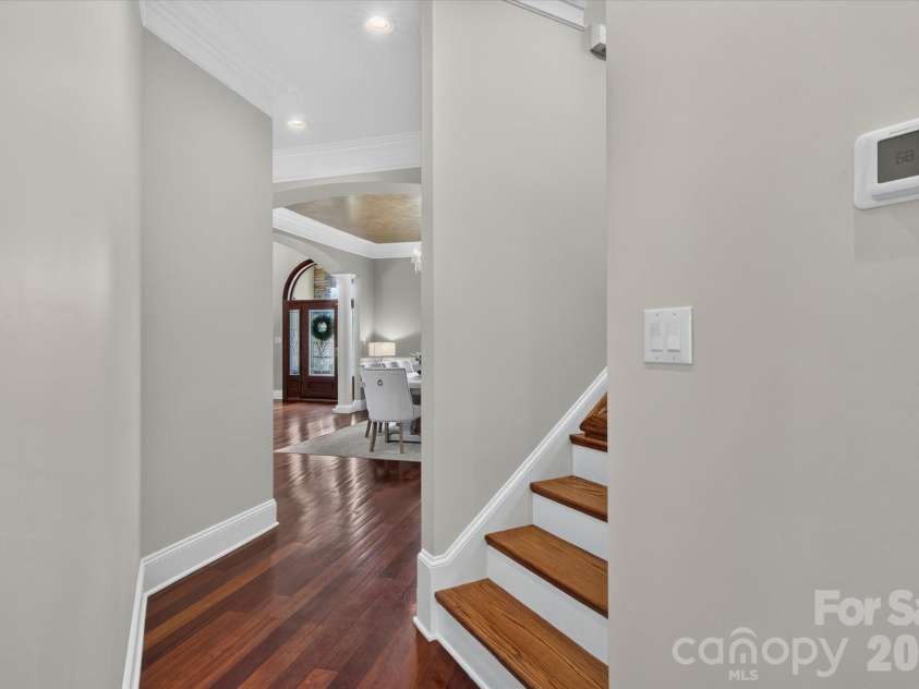 102 Finch Loop, Fort Mill, SC 29715.  MLS# CAR4394123, YatesRealty ID 38168. Back staircase