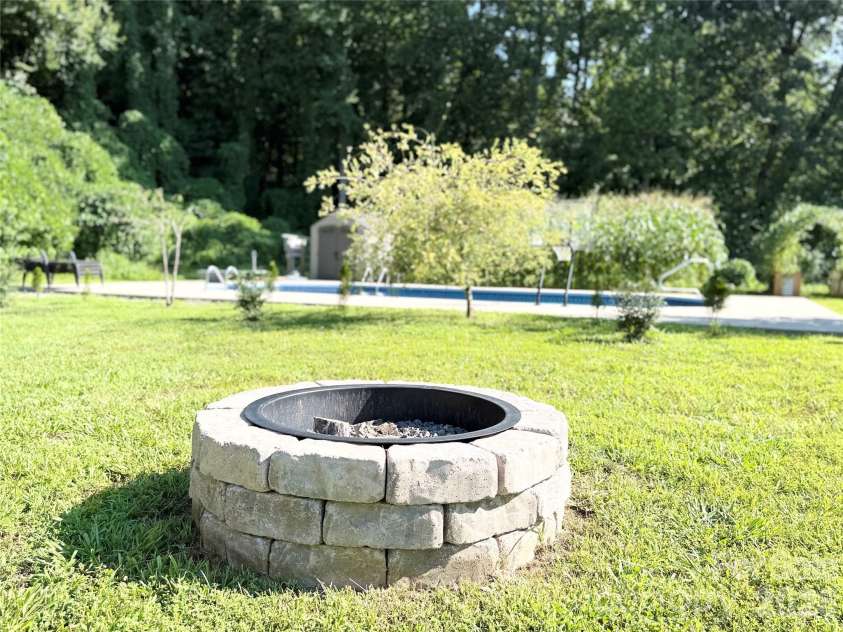 3430 Tranquil Hills Drive, Lenoir, NC 28645.  MLS# CAR4402608, YatesRealty ID 38174. Firepit