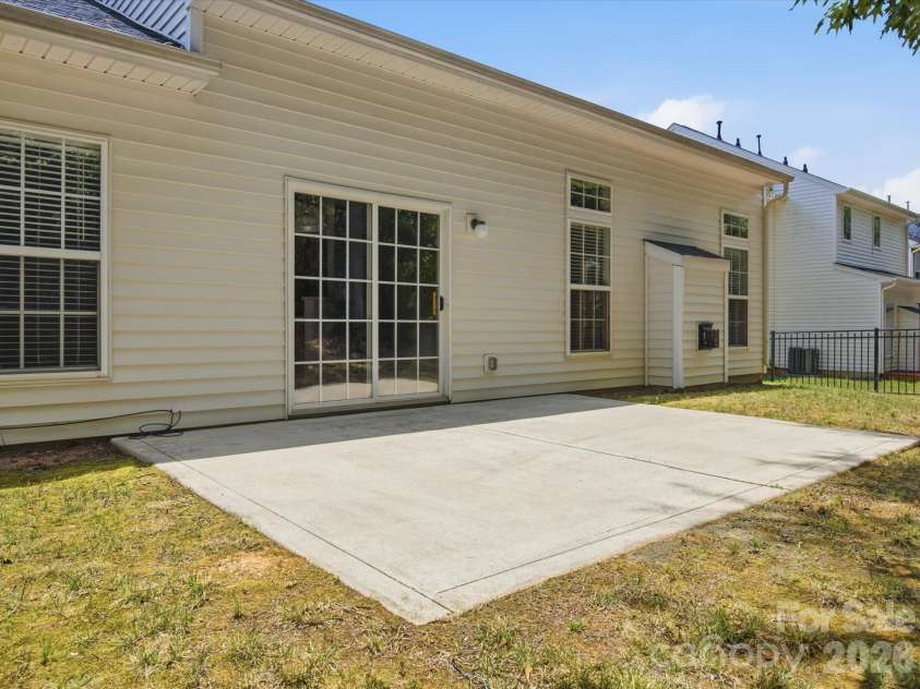 2007 Rosewater Lane, Indian Trail, NC 28079.  MLS# CAR4403255, YatesRealty ID 38180. Nice Patio!