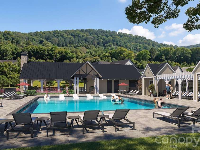 235 Smokey Holler Drive, Asheville, NC 28803.  MLS# CAR4403794, YatesRealty ID 38197. Pool Rendering