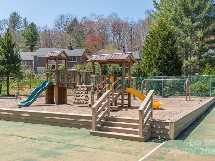 30 Cedarcliff Circle, Asheville, NC 28803.  MLS# CAR4235579, YatesRealty ID 3820. Community playground.