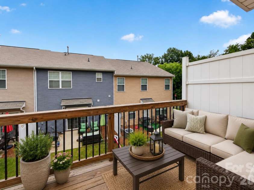 14406 Targert Lane, Charlotte, NC 28278.  MLS# CAR4404473, YatesRealty ID 38206. Balcony Virtually staged