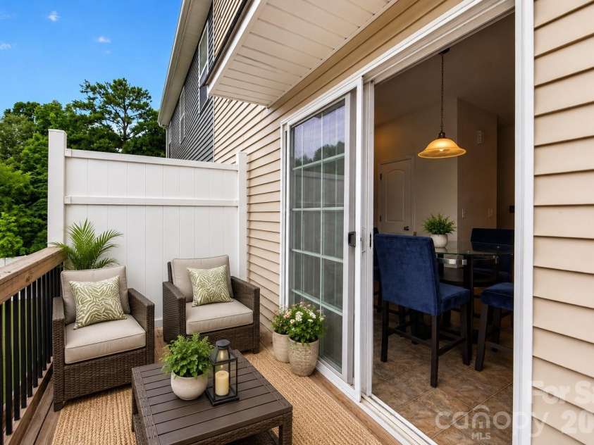 14406 Targert Lane, Charlotte, NC 28278.  MLS# CAR4404473, YatesRealty ID 38206. Balcony Virtually staged