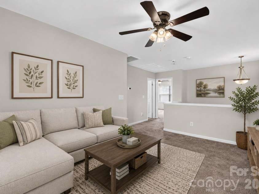 14406 Targert Lane, Charlotte, NC 28278.  MLS# CAR4404473, YatesRealty ID 38206. Loft virtually staged