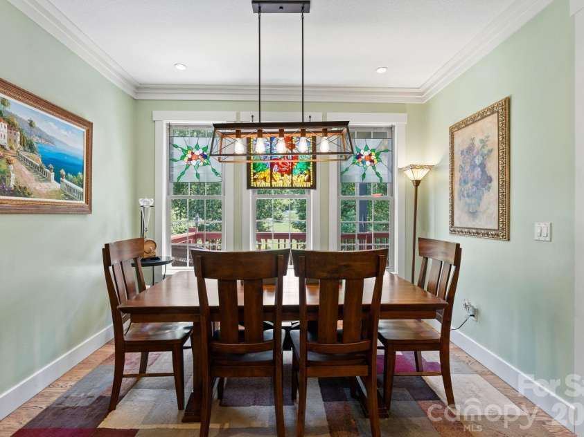 36 Copper Mill Court, Candler, NC 28715.  MLS# CAR4396335, YatesRealty ID 38225. Dining Area