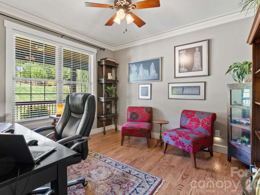 36 Copper Mill Court, Candler, NC 28715.  MLS# CAR4396335, YatesRealty ID 38225. Office Bonus Lower Level