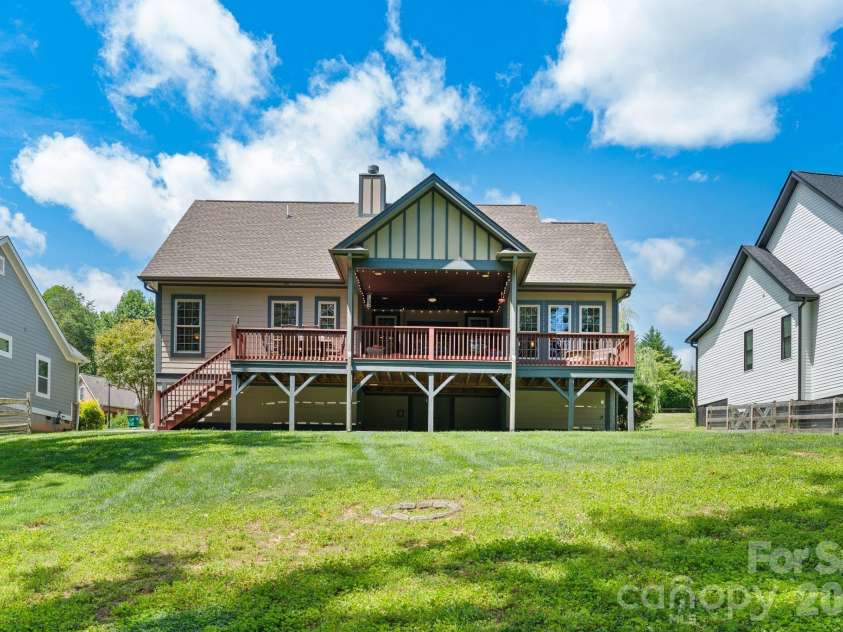 36 Copper Mill Court, Candler, NC 28715.  MLS# CAR4396335, YatesRealty ID 38225. Rear
