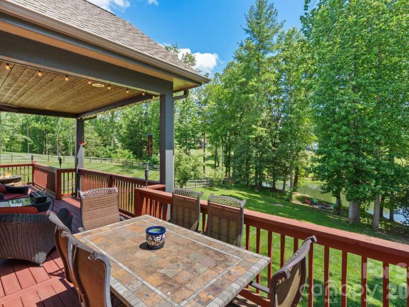 36 Copper Mill Court, Candler, NC 28715.  MLS# CAR4396335, YatesRealty ID 38225. Uncovered Area on Back Deck