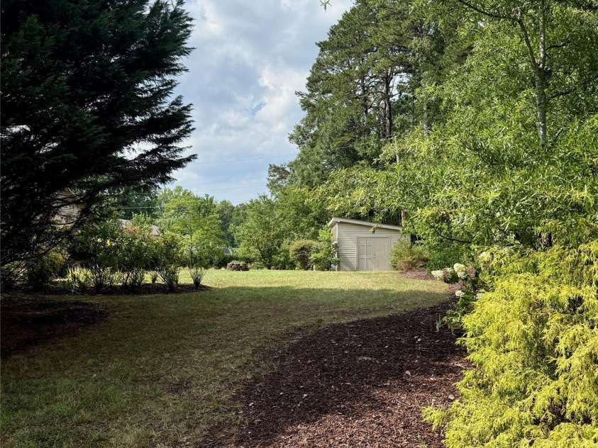 1100 Jennifer Lane, Cherryville, NC 28021.  MLS# CAR4400646, YatesRealty ID 38227. Back Yard