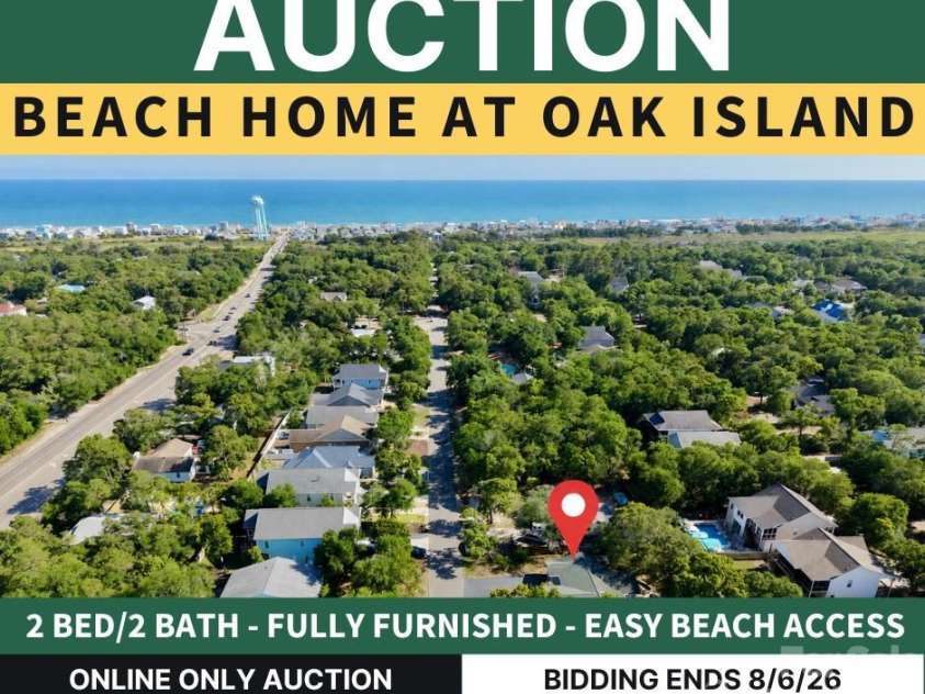 121 1st Street, Oak Island, NC 28465.  MLS# CAR4404040, YatesRealty ID 38229. 