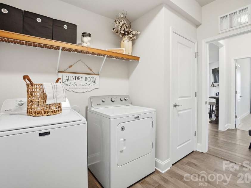 11765 Glenwood Drive, Locust, NC 28097.  MLS# CAR4373388, YatesRealty ID 38249. Laundry Room