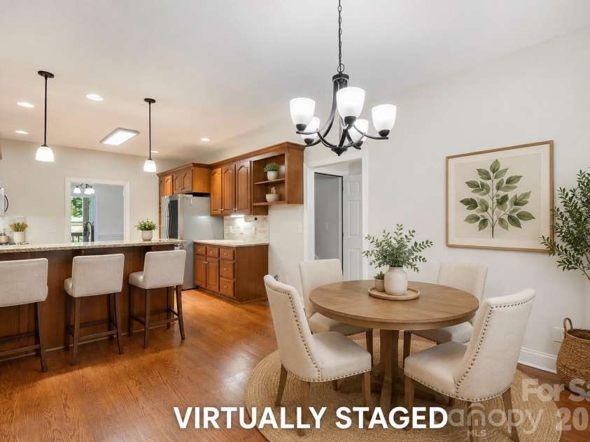 10846 Tyler Brook Lane, Mint Hill, NC 28227.  MLS# CAR4392416, YatesRealty ID 38253. Virtually Staged Breakfast Area