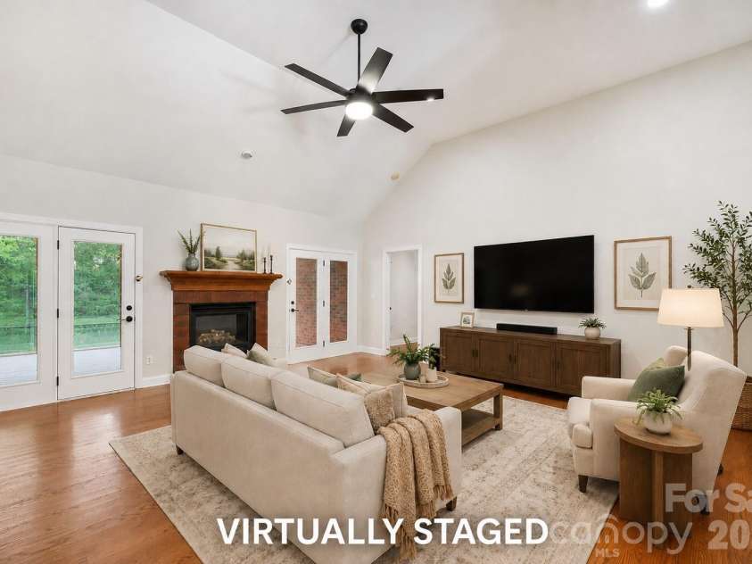 10846 Tyler Brook Lane, Mint Hill, NC 28227.  MLS# CAR4392416, YatesRealty ID 38253. Virtually Staged Great Room