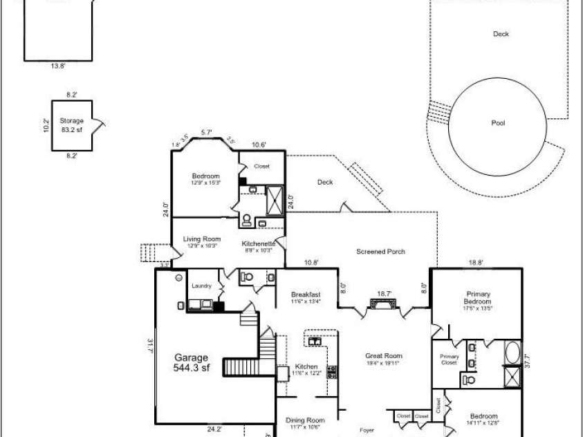 10846 Tyler Brook Lane, Mint Hill, NC 28227.  MLS# CAR4431342, YatesRealty ID 38253. 