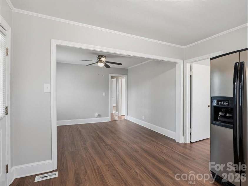 702 Rockwood Drive, Rock Hill, SC 29730.  MLS# CAR4364183, YatesRealty ID 38257. Dining area from kitchen area