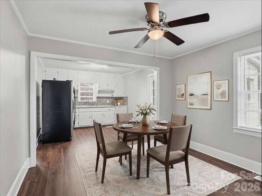 702 Rockwood Drive, Rock Hill, SC 29730.  MLS# CAR4364183, YatesRealty ID 38257. Kitchen and dining area open plan