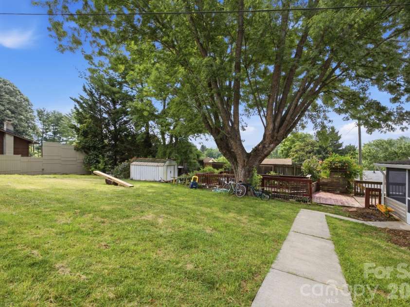 108 Patton Avenue, Canton, NC 28716.  MLS# CAR4400463, YatesRealty ID 38266. Backyard