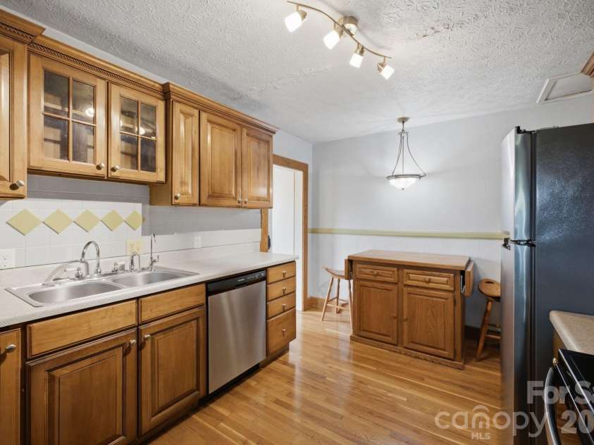 108 Patton Avenue, Canton, NC 28716.  MLS# CAR4400463, YatesRealty ID 38266. Upstairs Kitchen